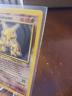 Pokemon Card Alakazam Base Set 2 Holo Rare 1/130 WOTC Vintage NM/M Never Played - Image 5