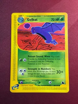 GOLBAT 60/144 Skyridge non-holo E-Series / E-Reader Pokemon TCG card NM+ CLEAN! - Image 1