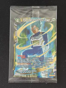 Dragon Ball Super Card Game Sealed SSB Vegeta God Like Power Foil Card BT23-115 - Image 1