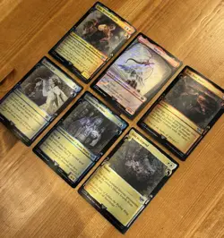 MTG LotR Cards NM Foil Showcase Scrolls Lot, Lord Rings LTR, Surge Foil, Smaug - Image 2