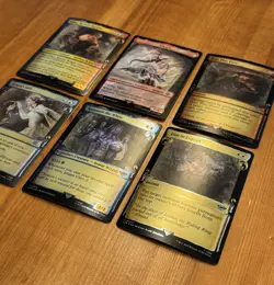 MTG LotR Cards NM Foil Showcase Scrolls Lot, Lord Rings LTR, Surge Foil, Smaug - Image 3