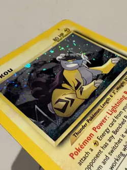Raikou 2001 Pokemon Neo Revelation #13/64 Holo MP - Image 4