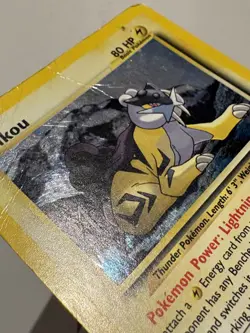 Raikou 2001 Pokemon Neo Revelation #13/64 Holo MP - Image 5