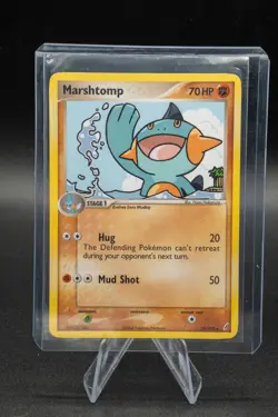 Marshtomp 38/100 LP - EX Crystal Guardians Pokemon Card - Hisao Nakamura Art - Image 5