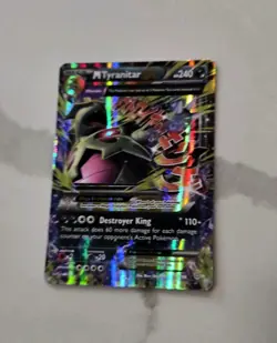 Pokemon TCG Mega M Tyranitar EX Holo Ultra Rare Card Ancient Origins 43/98 - Image 2