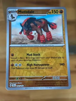 Mudsdale - 092/162 - Uncommon - Reverse Holo - Lightly Played Pokemon TCG - Image 1