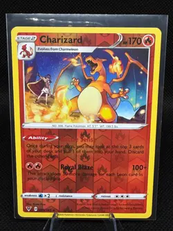 Charizard Reverse holo Pokemon SWSH04: Vivid Voltage 025/185 - Image 1