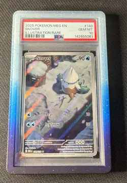 Pokemon Snover 140 Mega Evolution PSA 10 GEM MINT - Image 1