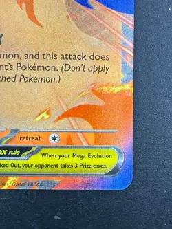 Pokemon TCG Mega Charizard Y ex 030 Mega Evolution Black Star Promo NM - Image 4