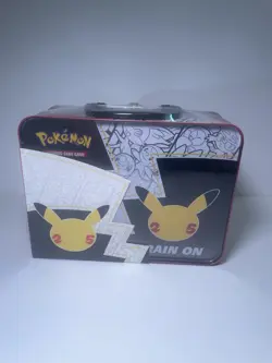 Pokemon Celebrations Collectors Chest Lunchbox 25th Anniversary Factory Sealed - Image 2