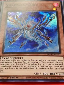 3x Snake-Eye Ash | AGOV-EN007 | Super Rares | LP | 1st Edition | YuGiOh! - Image 4