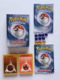 1999 Pokemon 2-Player Starter Set TCG Incomplete NO McChamp Card - Image 1
