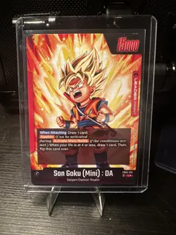Son Goku (Mini) DA Leader FB05-001 Alt Art New Adventure Dragon Ball Super Card - Image 2