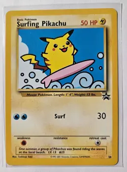 Pokemon Card - TCG Surfing Pikachu Promo Card 28 - Image 3