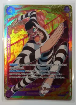 One Piece (TCG/CCG): Mr. 2 Bon Kurei (Bentham) EB01-061 SEC Card - Full Art - Image 1