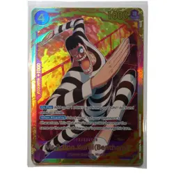 One Piece (TCG/CCG): Mr. 2 Bon Kurei (Bentham) EB01-061 SEC Card - Full Art - Image 2