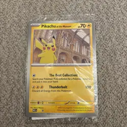 Pokemon TCG Promo Oversized Card - Pikachu at the Museum (Sealed) - UK - Image 1
