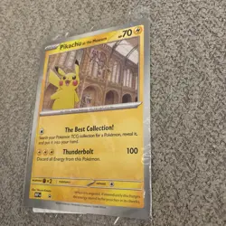 Pokemon TCG Promo Oversized Card - Pikachu at the Museum (Sealed) - UK - Image 2