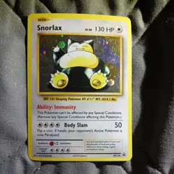 Pokemon TCG Snorlax XY179 Holo Promo 2016 Card Never Played - Image 1