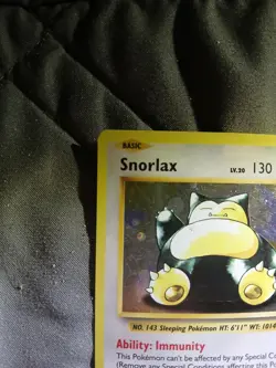 Pokemon TCG Snorlax XY179 Holo Promo 2016 Card Never Played - Image 2