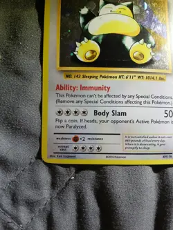 Pokemon TCG Snorlax XY179 Holo Promo 2016 Card Never Played - Image 5