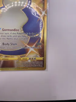 Pokemon Chilling Reign Snorlax Gold Secret Rare Card 224/198 Near Mint Condition - Image 4