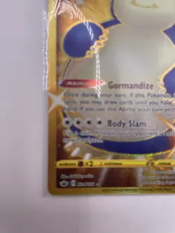 Pokemon Chilling Reign Snorlax Gold Secret Rare Card 224/198 Near Mint Condition - Image 5