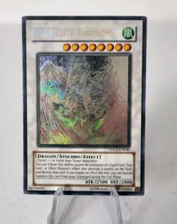 Stardust Dragon TDGS-EN040 *MP-HP* Ghost Rare Yugioh Card - Image 3