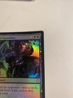 Painful Quandary 0179 Foil, Mtg Foundations NM - Image 4