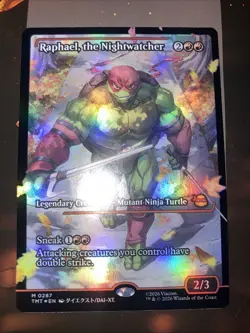 MTG Showcase Foil Raphael, The Nightwatcher TMNT M0287 - Image 1