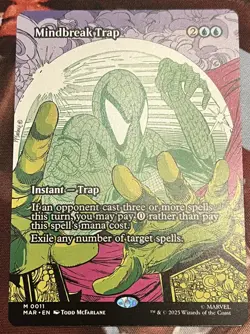 Mindbreak Trap (Borderless) [MTG MAR Spider-Man- 11] - NM [Normal] Never played - Image 1