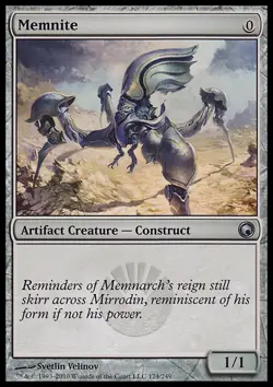 MTG Magic the Gathering Memnite (174/259) Scars of Mirrodin NM - Image 1
