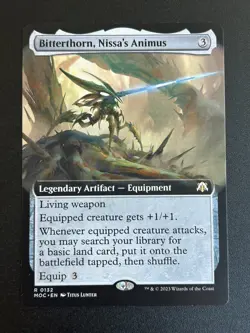 MTG Bitterthorn, Nissa's Animus Extended Rare 0132 - NM - MOC - Image 1