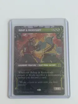 Bebop & Rocksteady (Showcase Foil) 0241 TMT Teenage Mutant Ninja Turtles MTG NM - Image 1