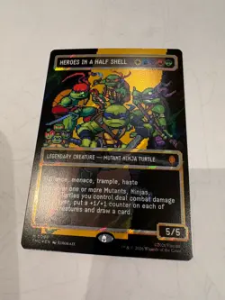 MTG: Heroes in a Half Shell (0096) (Borderless) (Surge Foil) - TMNT - Image 1