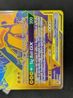 Pikachu & Zekrom GX SM248 - Standard Size Black Star Promo Tag Team Pokemon NM - Image 5