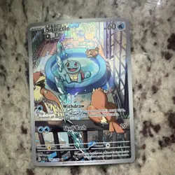 Pokemon Squirtle Sv07: Stellar Crown Illustration Rare Holo 148/142 60 HP - Image 1