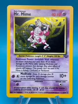 Mr. Mime 6/64 Holo Rare - 1999 Pokemon Jungle Unlimited - Image 1