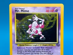 Mr. Mime 6/64 Holo Rare - 1999 Pokemon Jungle Unlimited - Image 2