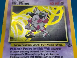 Mr. Mime 6/64 Holo Rare - 1999 Pokemon Jungle Unlimited - Image 4
