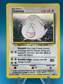 Chansey 003/102 Holo Rare - 1999 Pokemon Base Set Unlimited - Image 2