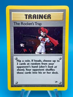 The Rocket's Trap Holo Rare #019/132 - 2000 Pokemon Gym Heroes - Image 1