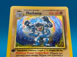 Machamp 8/102 1st Edition Holo Rare - 1999 Pokemon Base Set Deck Exclusives - Image 4