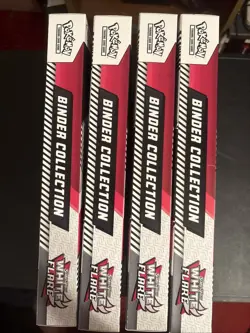 Pokemon TCG White Flare Binder Collection Lot Of 4 Brand New & Factory Sealed - Image 5