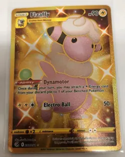 Pokemon TCG Flaaffy Secret Rare Fusion Strike 280/264 Gold Secret Rare Near Mint - Image 1