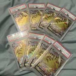 Pokemon Pikachu VMAX CoroCoro Comic Feb '22 JPN Full Art Promo 265/S-P PSA 10 x8 - Image 1