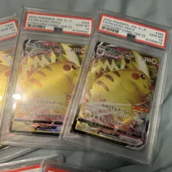 Pokemon Pikachu VMAX CoroCoro Comic Feb '22 JPN Full Art Promo 265/S-P PSA 10 x8 - Image 3