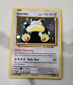 SNORLAX XY179 - XY PROMO BLACK STAR PROMOS ULTRA RARE PROMO POKEMON TCG 2016 - Image 1