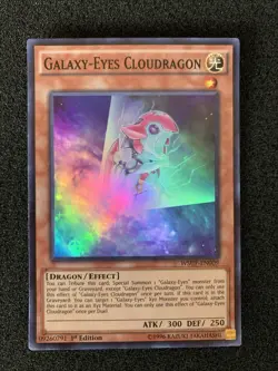 Yu-Gi-Oh! Galaxy-Eyes Cloudragon (WSUP-EN009) World Superstars 1st Ed NM - Image 1