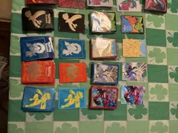 POKEMON TCG ETB CARD SLEEVES DIVIDERS And DECK BOX LOT - Image 2